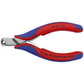 Knipex 6402115 4-1/2" (115mm) Electronics End Cutting Nippers