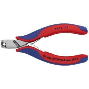 Knipex 6412115 4-1/2" (115mm) Electronics End Cutting Nippers