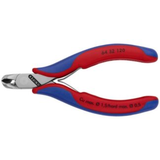 Knipex 6432120 4-3/4" (120mm) Electronics End Cutting Nippers