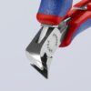Knipex 6442115 4-1/2" (115mm) Electronics End Cutting Nippers with Multi-component Handles