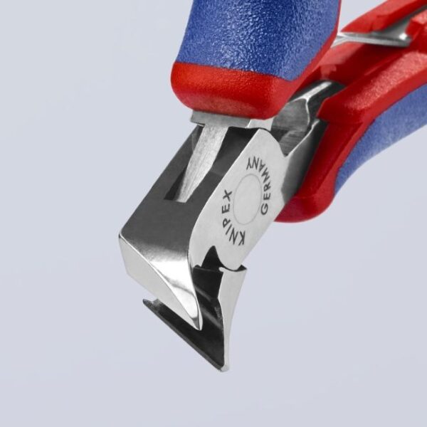 Knipex 6442115 4-1/2" (115mm) Electronics End Cutting Nippers with Multi-component Handles