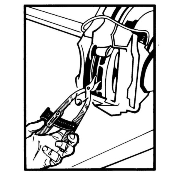 GearWrench 2116D Disc Brake Lining Wear Gauge GearWrench 2116D Disc Brake Lining Wear Gauge