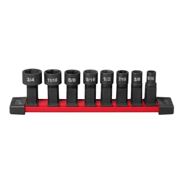 Milwaukee 49-16-1640 INSIDER Box Ratchet SAE 6-Point Socket Set 8-Piece