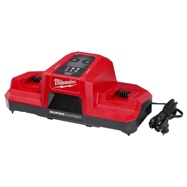 Milwaukee 48-59-1815 M18 Dual Bay Simultaneous Super Charger BC Fasteners   Tools