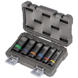 Klein 66090 2-In-1 12-Point Slotted Impact Socket Set 6-Piece