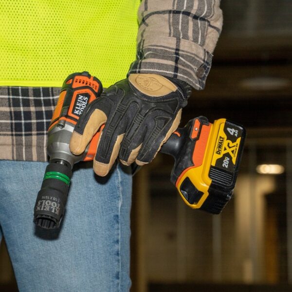 Klein 66090 2-In-1 12-Point Slotted Impact Socket Set 6-Piece