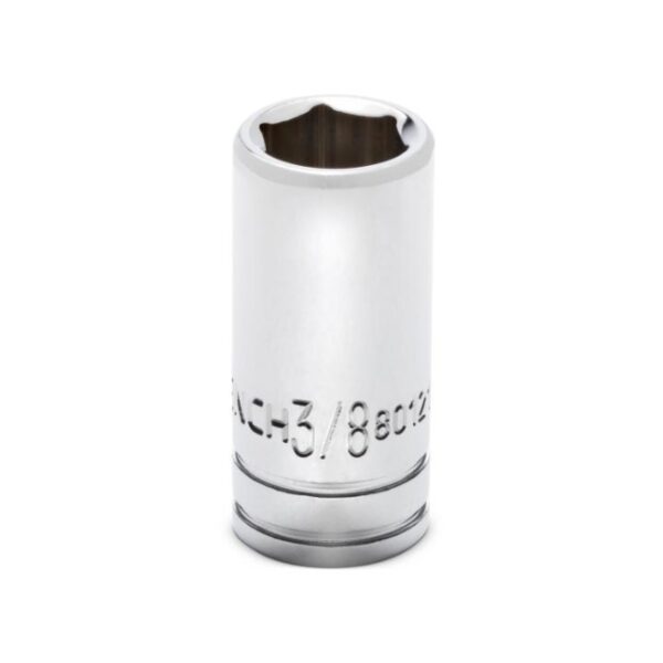 GearWrench 80121S-06 1/4" Drive 6-Point Mid Length SAE Socket - 3/8" GearWrench 80121S-06 1/4" Drive 6-Point Mid Length SAE Socket - 3/8"