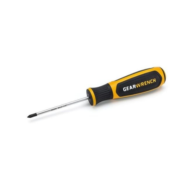 GearWrench 80000H Phillips Dual Material Handle Screwdriver PH0 x 2-1/2"