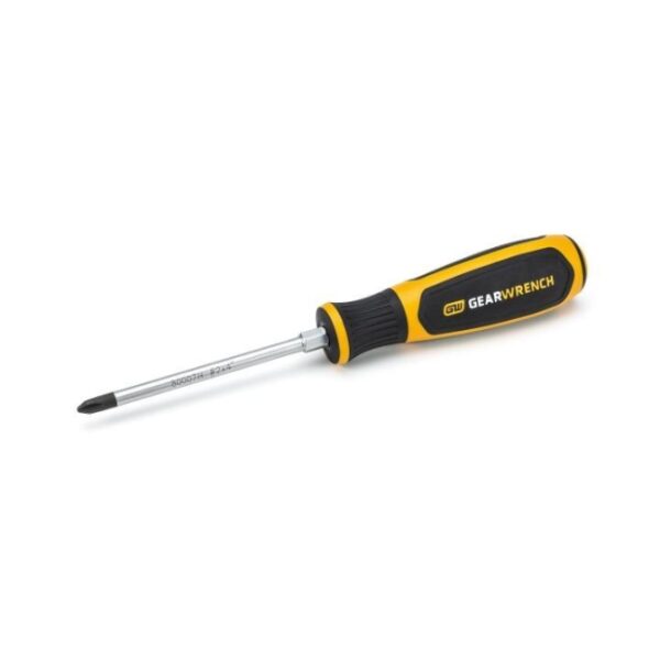 GearWrench 80007H Phillips Dual Material Handle Screwdriver PH2 x 4" GearWrench 80007H Phillips Dual Material Handle Screwdriver PH2 x 4"