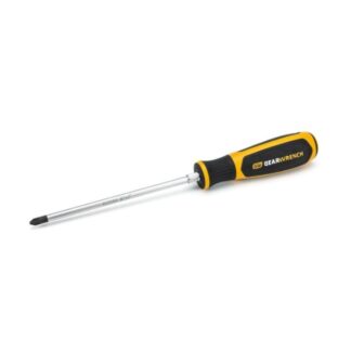 GearWrench 80009H Phillips Dual Material Handle Screwdriver PH2 x 6"