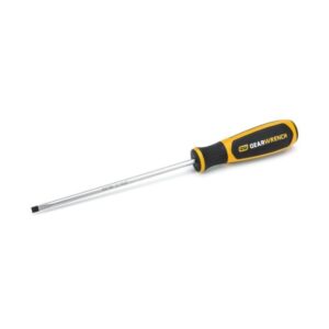 GearWrench 80018H Cabinet Dual Material Handle Screwdriver 3/16" x 6"