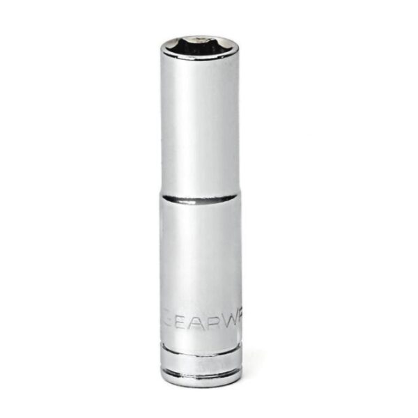 GearWrench 80138 1/4" Drive 6-Point Deep Metric Socket - 4mm GearWrench 80138 1/4" Drive 6-Point Deep Metric Socket - 4mm