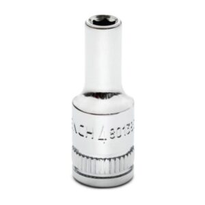 GearWrench 80138S-06 1/4" Drive 6-Point Mid-Length Metric Socket - 4mm