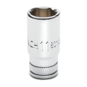 GearWrench 80146S-06 1/4" Drive 6-Point Mid-Length Metric Socket - 11mm