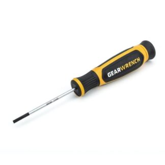 GearWrench 80036H Micro Slotted Dual Material Handle Screwdriver 2.5mm x 60mm