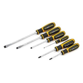 GearWrench 80050H Phillips/Slotted Dual Material Handle Screwdriver Set