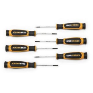 GearWrench 80056H Micro TORX Dual Material Handle Screwdriver Set