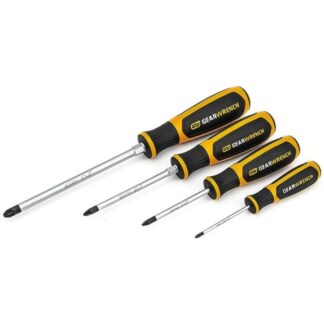 GearWrench 80061H Pozidriv Dual Material Handle Screwdriver Set