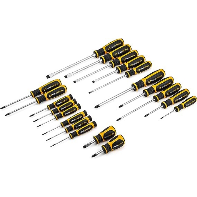 GearWrench 80066H Phillips/Slotted/TORX Dual Material Screwdriver Set