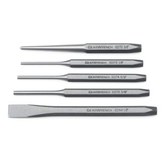 GearWrench 82304 Punch and Chisel Set 5-Piece