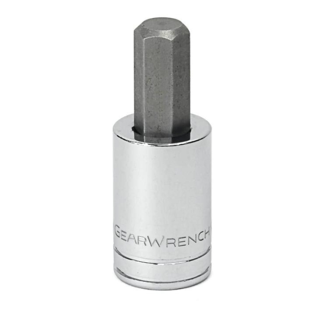 Grey Pneumatic 2908F 1/2 Inch Drive X 1/4 Inch Hex Driver Socket – Impact Rated, Professional Tool