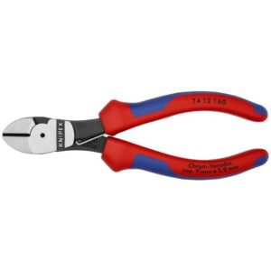 Knipex 7412160 6-1/4" (160mm) Spring High Leverage Diagonal Cutters