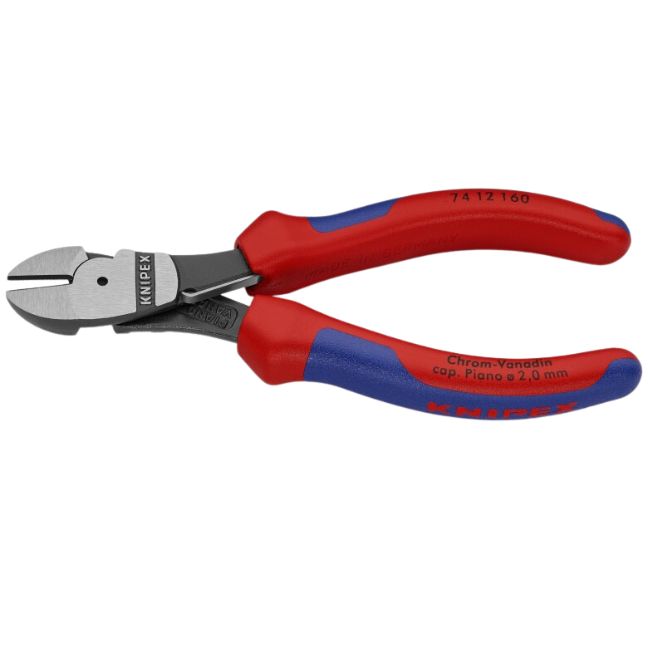 Knipex 7412160 61/4" (160mm) High Leverage Diagonal Cutters with