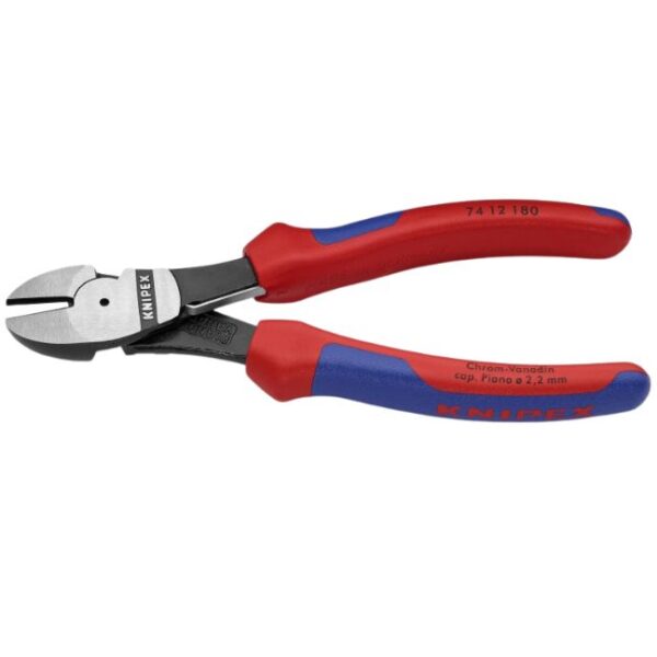 Knipex 7412180 7-1/4" (180mm) Spring High Leverage Diagonal Cutters