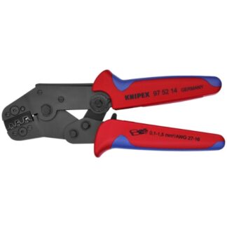 Knipex 975214 7-1/2" Crimping Pliers for Non-Insulated Open Plug-Type Connectors