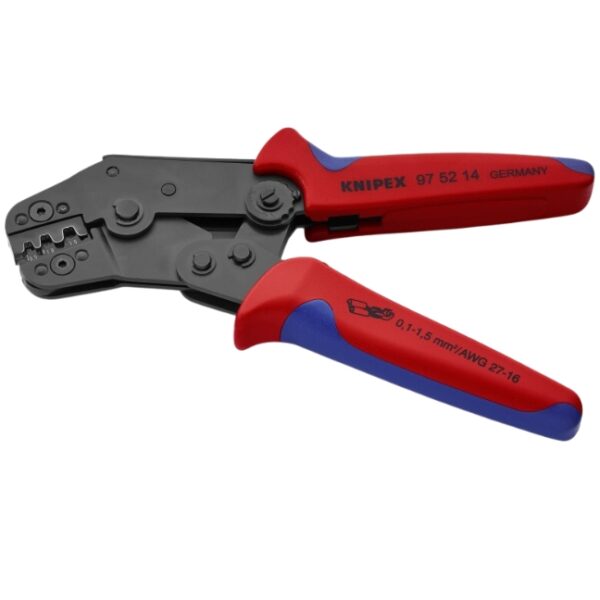 Knipex 975214 -3 Knipex 975214 7-1/2" Crimping Pliers for Non-Insulated Open Plug-Type Connectors