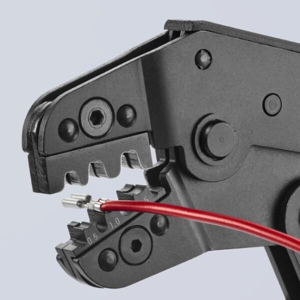Knipex 975214 -6 Knipex 975214 7-1/2" Crimping Pliers for Non-Insulated Open Plug-Type Connectors