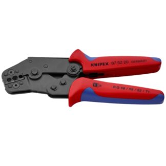 Knipex 975220 7-1/2" Crimping Pliers for COAX, BNC and TNC Connectors