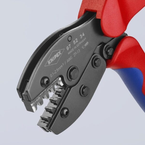 Knipex 975234 -4 Knipex 975234 8-1/2" Crimping Pliers for Non-Insulated Open Plug-Type Connectors