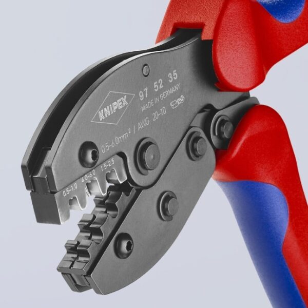 Knipex 975235 -3 Knipex 975235 8-1/2" Crimping Pliers for Non-Insulated Open Plug-Type Connectors