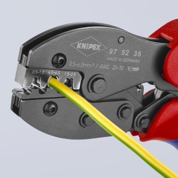Knipex 975235 -5 Knipex 975235 8-1/2" Crimping Pliers for Non-Insulated Open Plug-Type Connectors