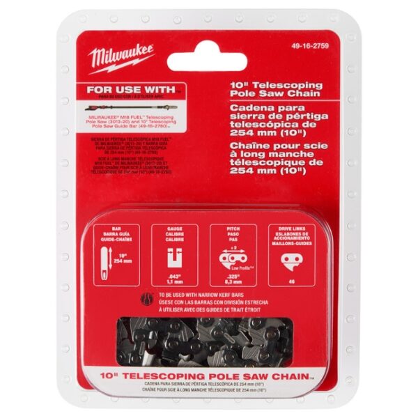 Milwaukee 49-16-2759 10" Telescoping Pole Saw Chain