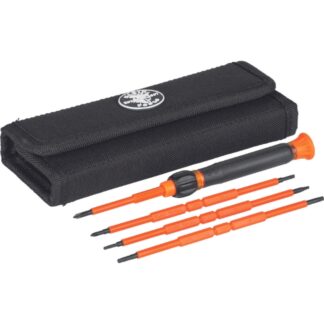 Klein 32584INSR 8-in-1 Insulated Precision Screwdriver Set with Case