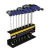 Klein JTH68MB 6" Metric T-Handle Ball-End Hex Key Set 8-Piece