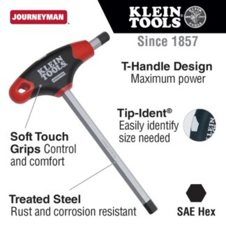 Klein JTH6E06 3/32" x 6" SAE T-Handle Hex Key