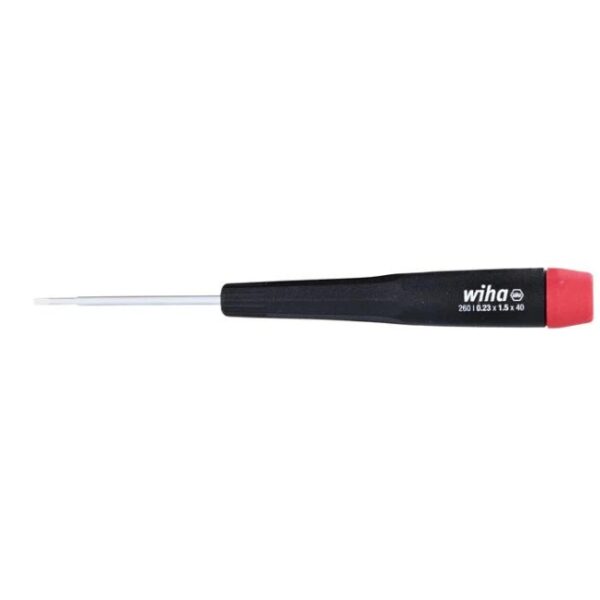 Wiha 26015 Precision Slotted Screwdriver 1.5mm x 40mm