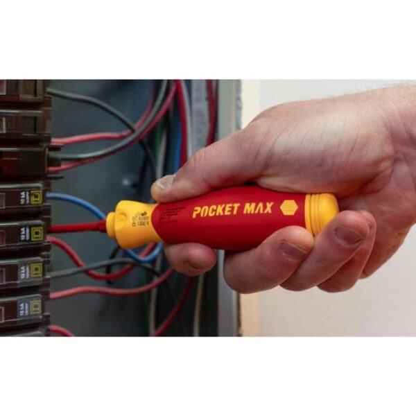 Wiha 28345 POCKETMAX SLIMLINE Insulated Multi-Driver SL/PH/SQ 7-Piece