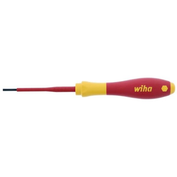 Wiha 32010 SOFTFINISH Insulated Slotted Screwdriver 2.5mm x 75mm