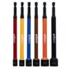 Wiha 70486 Colour Coded Magnetic Imperial Nut Setter Set 6-Piece