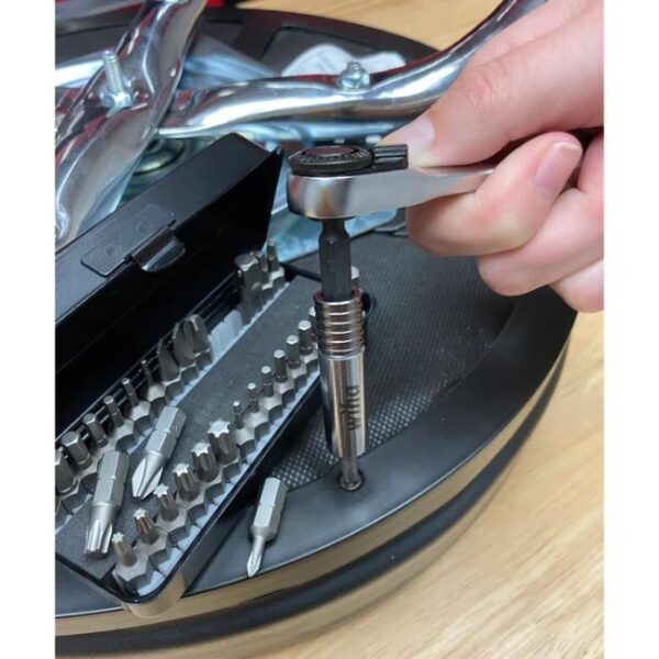 Wiha 74996 1/4" Drive Ratchet and Driver Bit Set 35-Piece