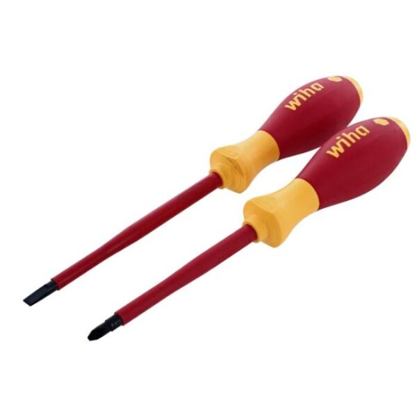 Wiha 32105 SOFTFINISH Insulated Phillips and Slotted Scredriver Set