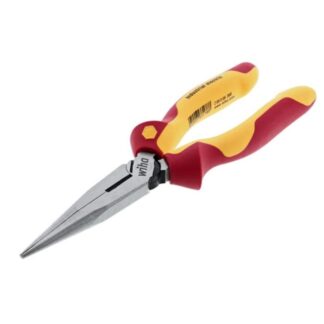 Wiha 32923 8" Insulated Industrial Long Nose Pliers with Cutters