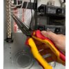 Wiha 32923 8" Insulated Industrial Long Nose Pliers with Cutters