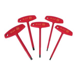 Wiha 33478 Insulated Metric Hex Drive T-Handle Screwdriver Set