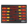 Wiha 32080 SOFTFINISH Insulated Screwdriver Set with Tray 10-Piece