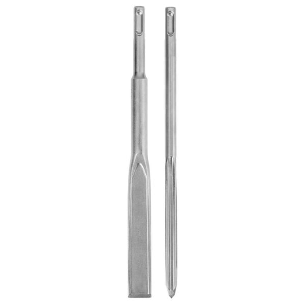 Milwaukee 48-62-6080 SLEDGE SDS PLUS Bull Point and Flat Chisel 2-Pack Milwaukee 48-62-6080 SLEDGE SDS PLUS Bull Point and Flat Chisel 2-Pack